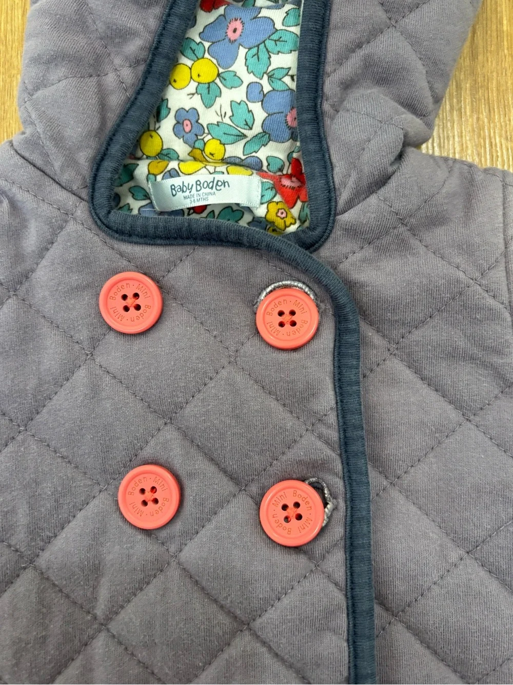 Baby Boden Quilted Hooded Jacket
